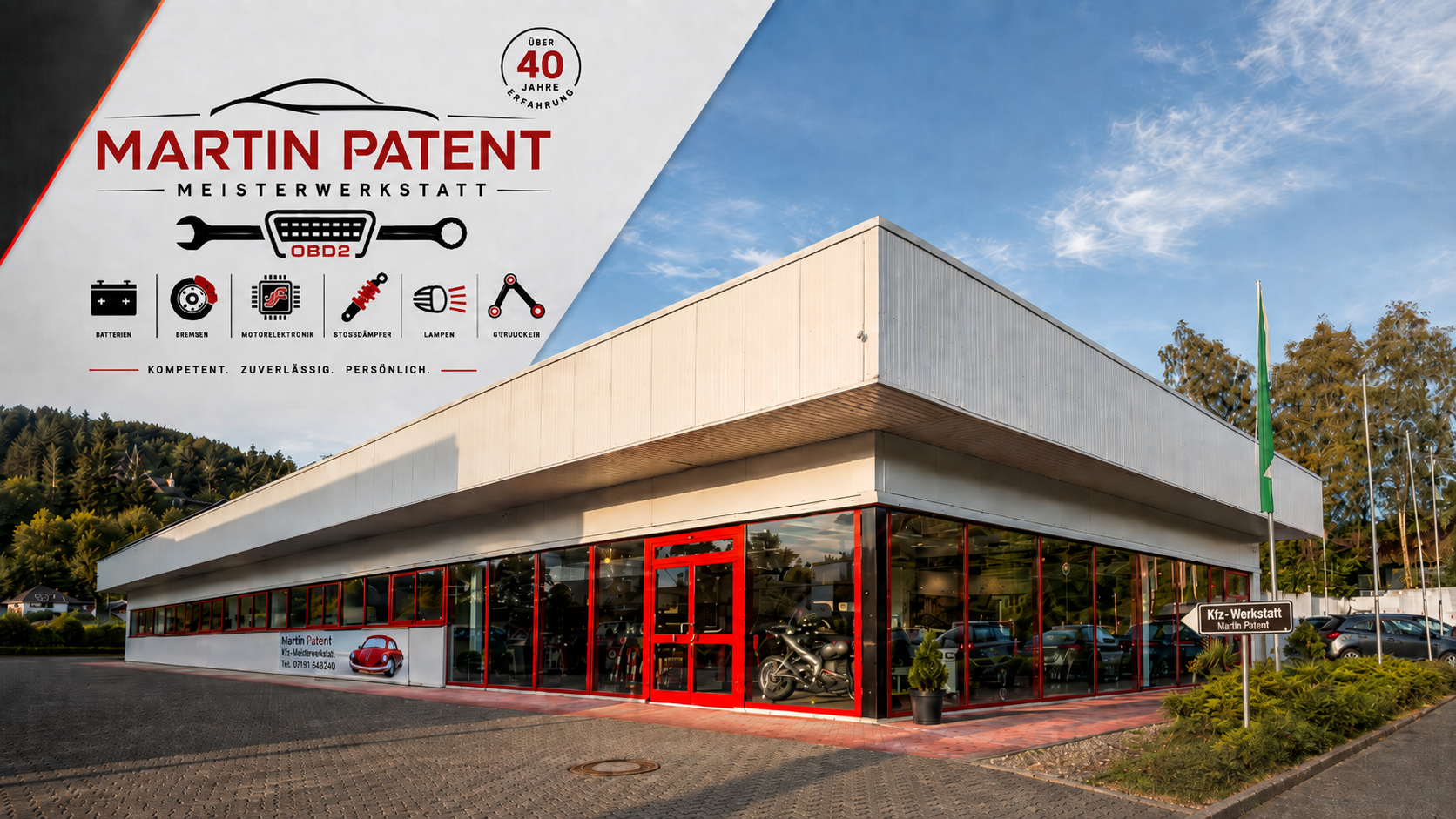 Meisterwerkstatt Martin Patent – Betriebsgebäude in Werdohl